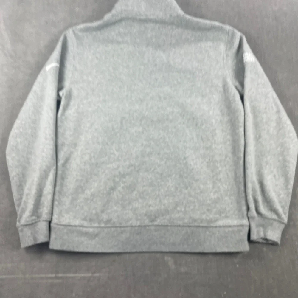 Nike Mens Large Gray Quarter Zip‎ Pullover Global Advanced Services Sweatshirt